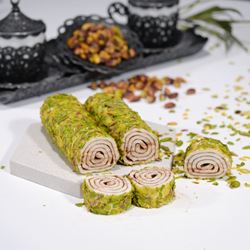 File Fıstıklı Çikolatalı Sarma